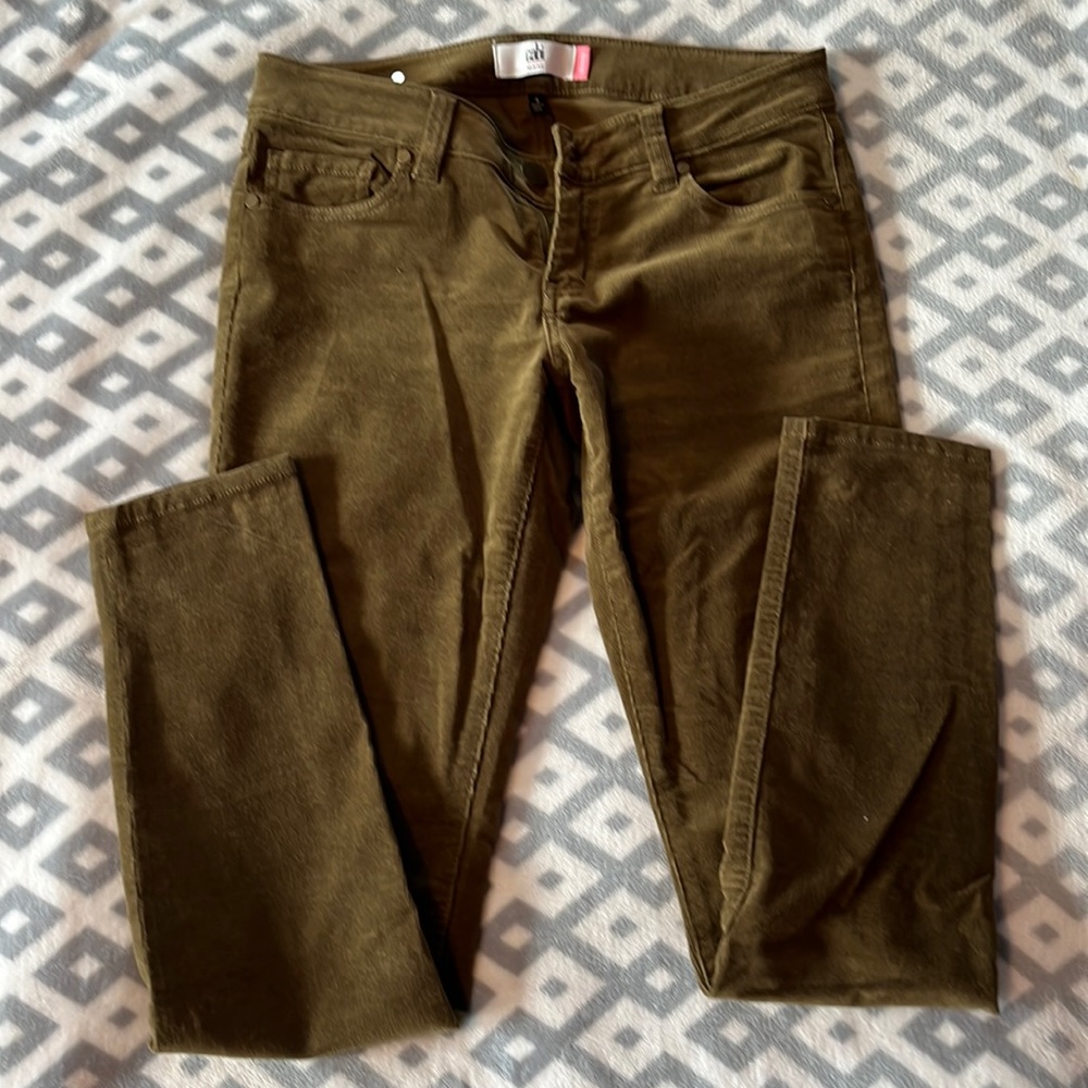 cabi Brown Corduroy Skinny Jeans Size 4